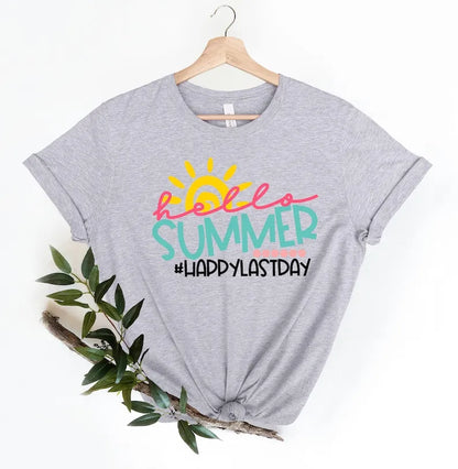 Last Day of School, Hello Summer Happy Last Day of School Shirts