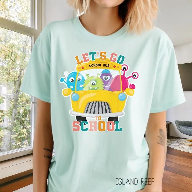 Lets Go To School Shirt, Welcome Back to School Shirt