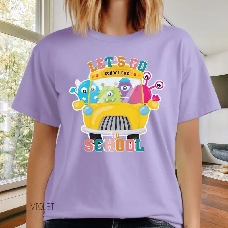 Lets Go To School Shirt, Welcome Back to School Shirt