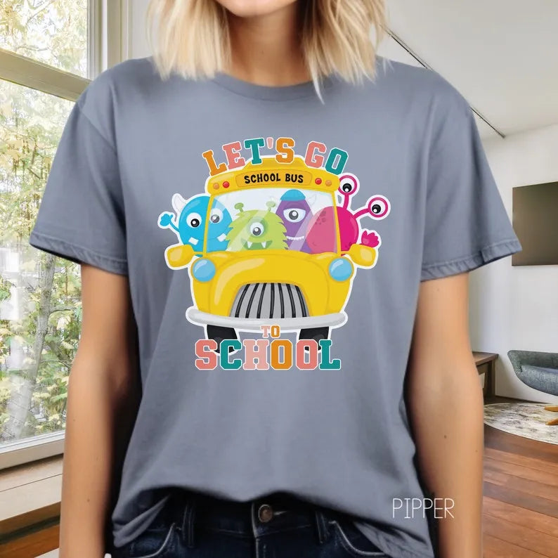 Lets Go To School Shirt, Welcome Back to School Shirt