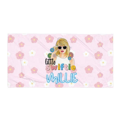 Little Swiftie Custom Beach Towel