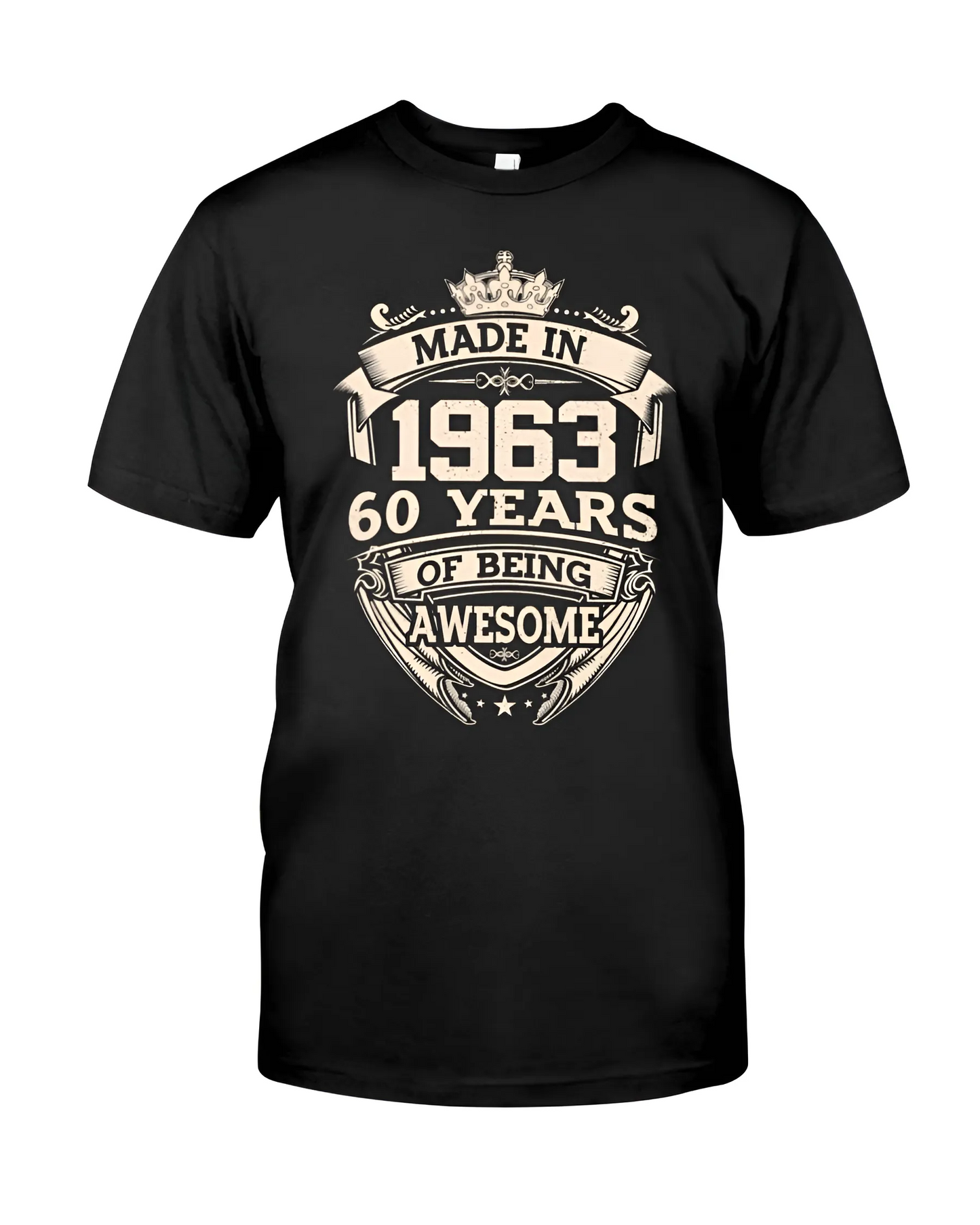 Made In 1963 60 Years Of Being Awesome T-Shirt