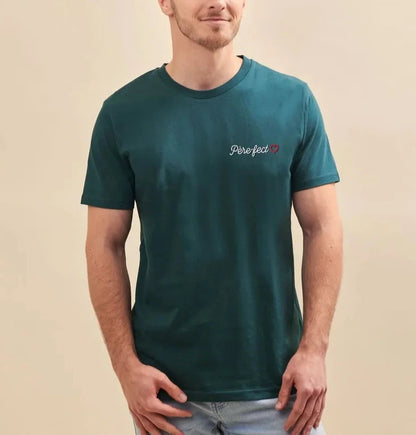 Men Embroidered "Père-fect" T-Shirt