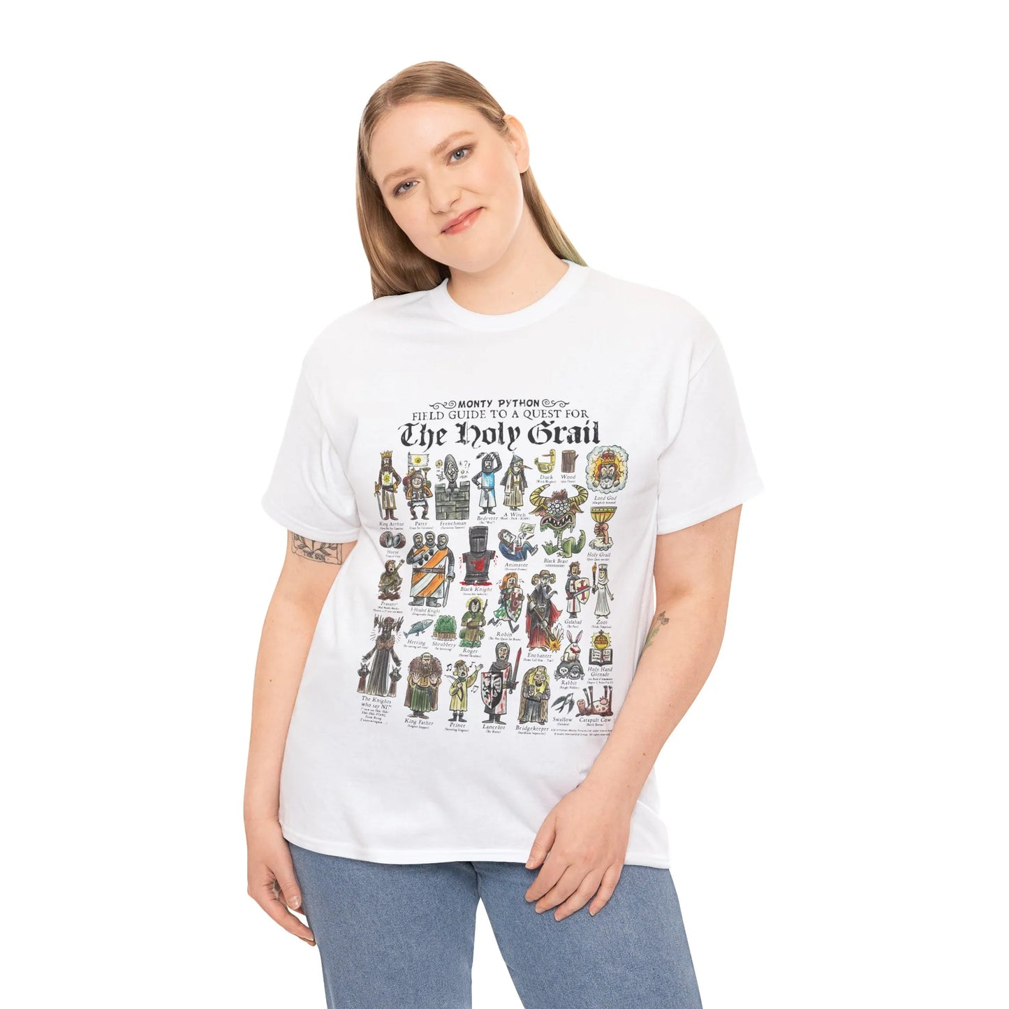 Monty Python Field Guide To A Quest For The Holy Grail T-Shirt