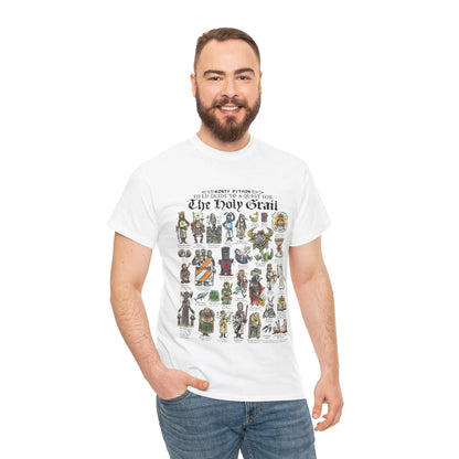 Monty Python Field Guide To A Quest For The Holy Grail T-Shirt