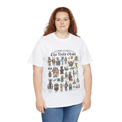 Monty Python Field Guide To A Quest For The Holy Grail T-Shirt