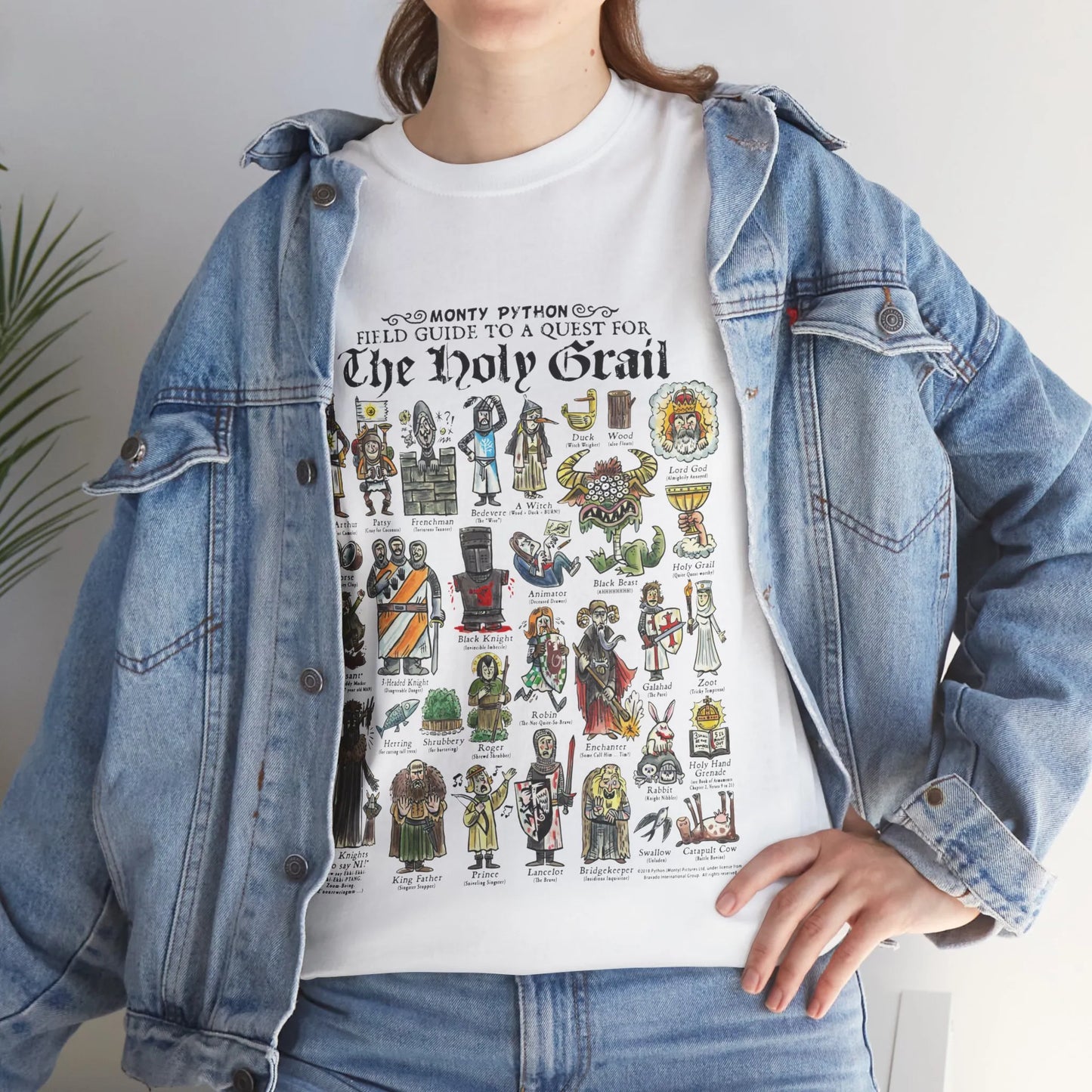 Monty Python Field Guide To A Quest For The Holy Grail T-Shirt