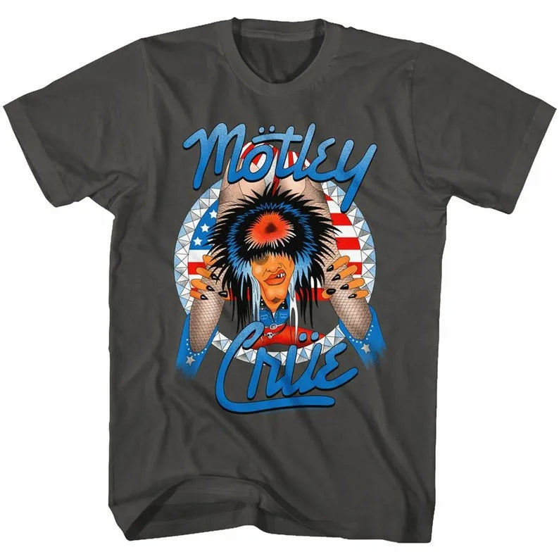 Motley Crue Legs Smoke Adult T-Shirt