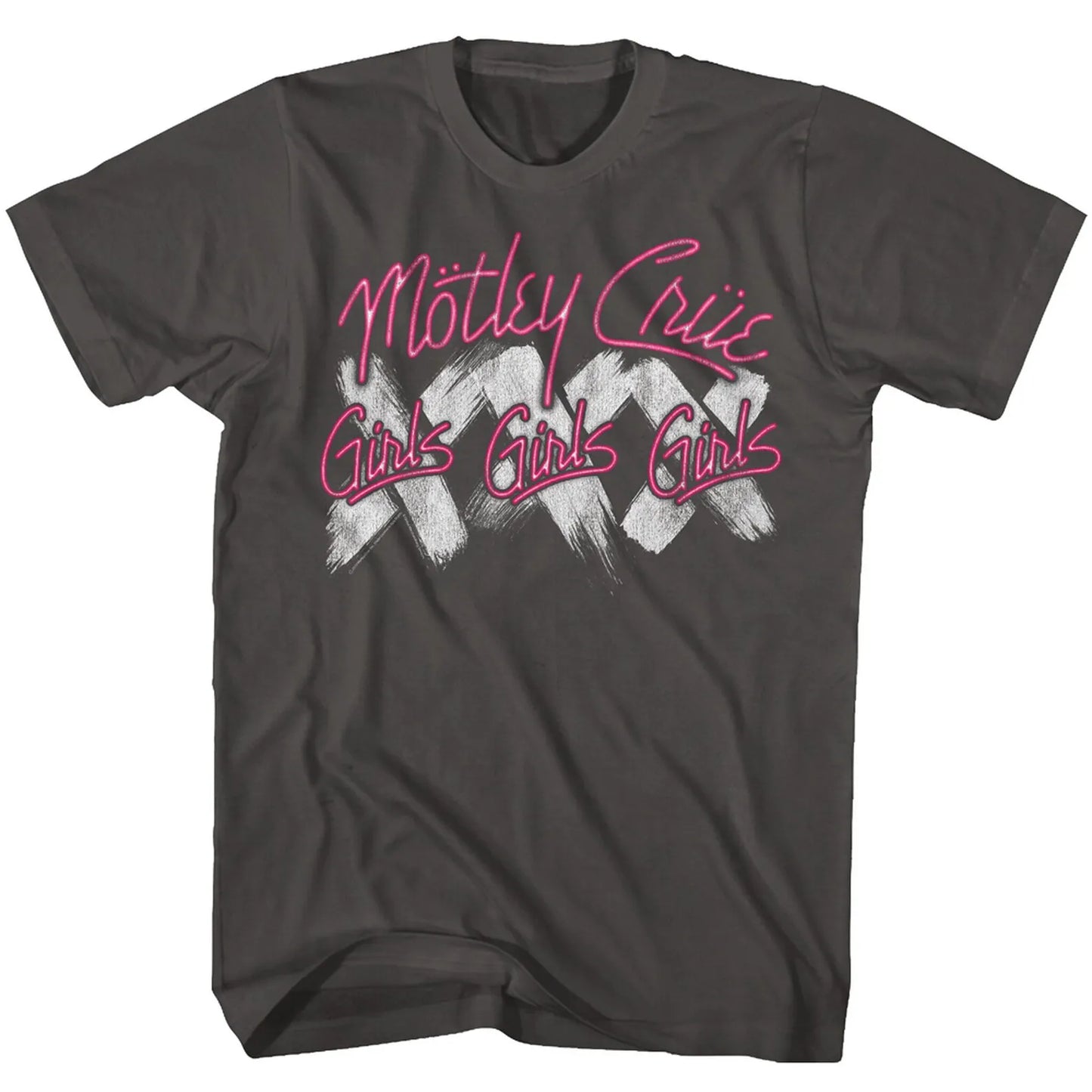 Motley Crue World Tour Classic Smoke Adult T-Shirt