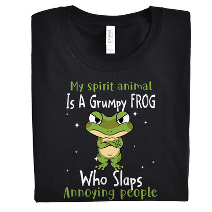 My Spirit Animal Is A Grumpy Frog Shirt