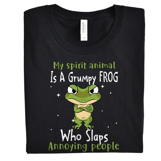 My Spirit Animal Is A Grumpy Frog Shirt