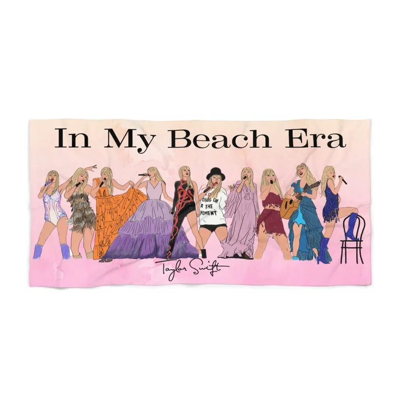 Ombre In My Beach Era - Eras Tour Beach Towel - Taylor Swift Merch - Gifts for Her