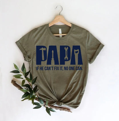 Papa Can Fix It Tool Box Shirt