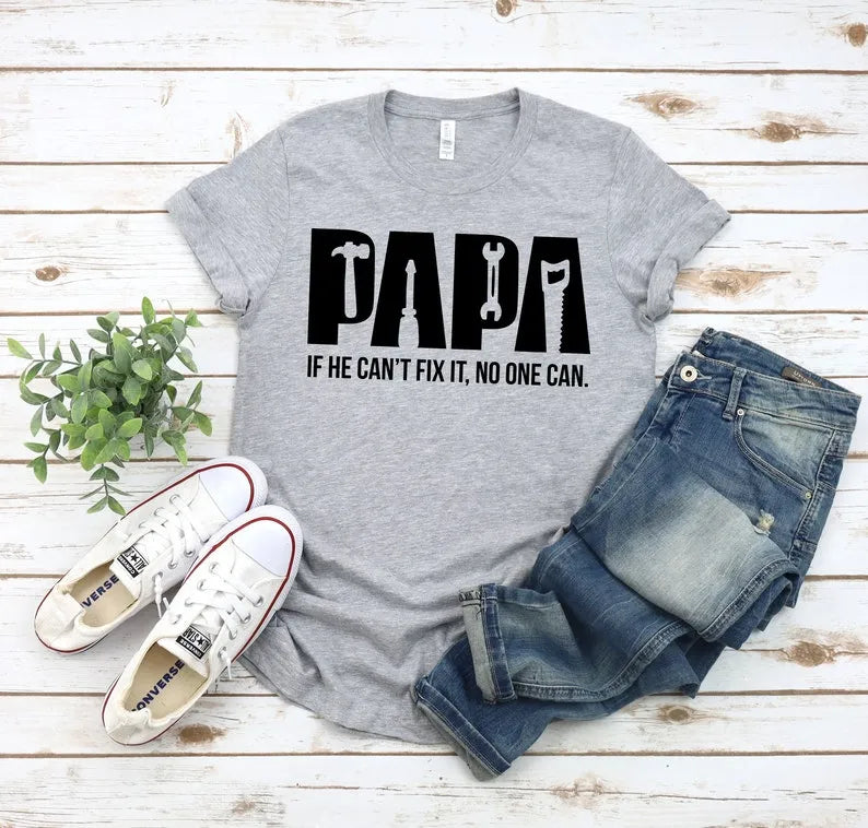 Papa Can Fix It Tool Box Shirt