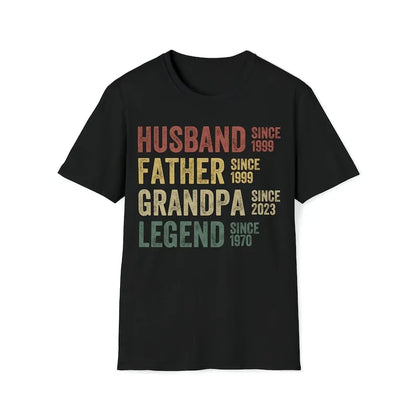 Personalized Dad Grandpa Shirt, Father's Day Shirt