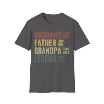 Personalized Dad Grandpa Shirt, Father's Day Shirt