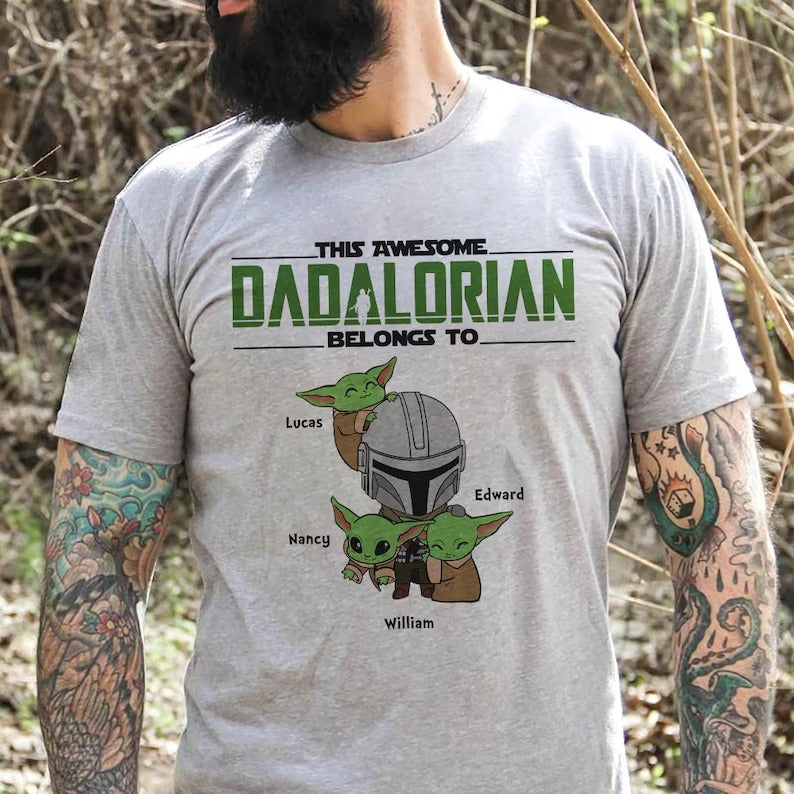 Personalized The Dadalorian T-Shirt, Father’s Day Gift