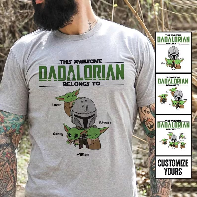Personalized The Dadalorian T-Shirt, Father’s Day Gift