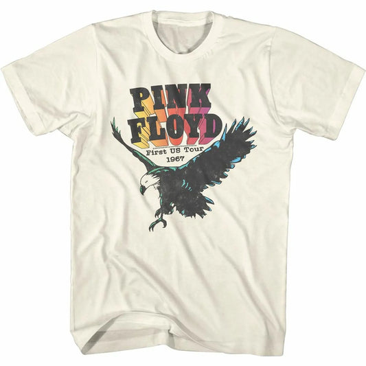 Pink Floyd First US Tour Natural Adult T-Shirt