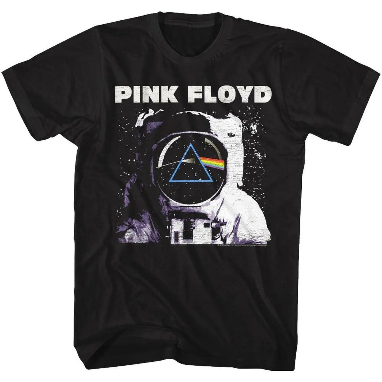 Pink Floyd Original Moon Black Adult T-Shirt