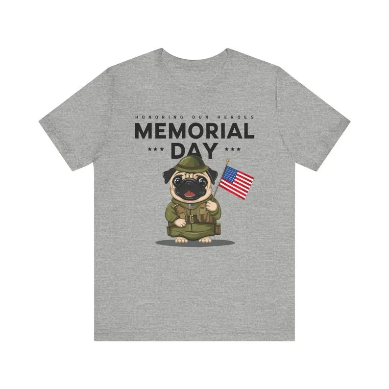 Pug Memorial Day Unisex T-Shirt