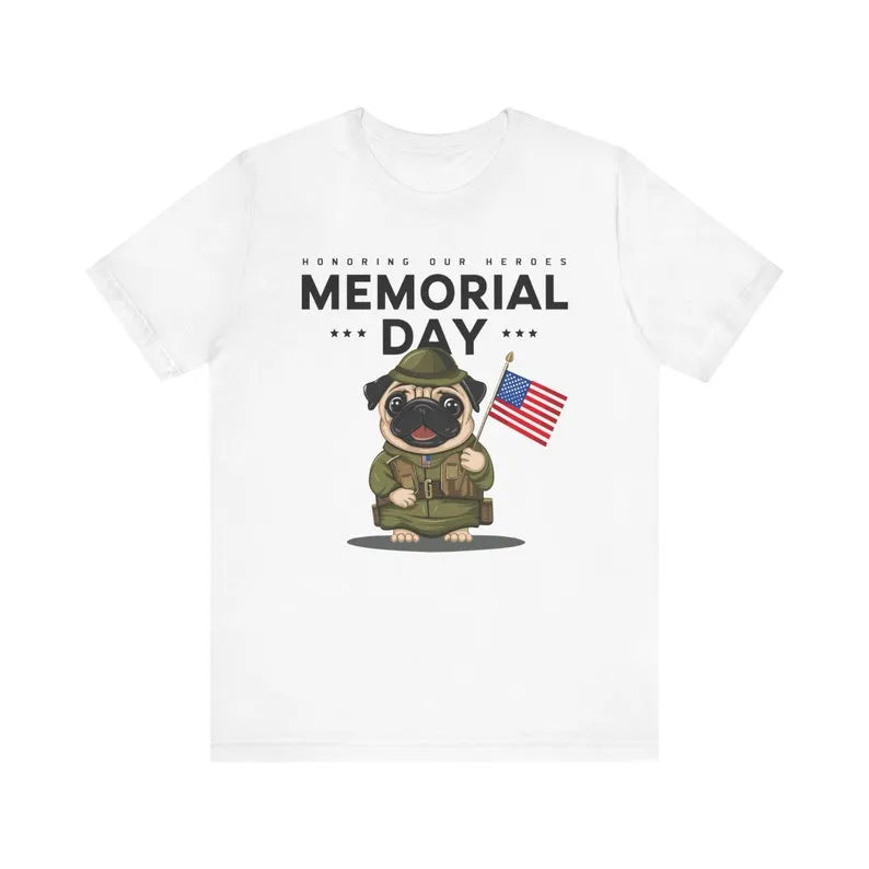 Pug Memorial Day Unisex T-Shirt