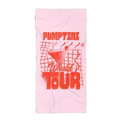 Pumptini World Tour Beach Towel (Pink) - Pump Rules