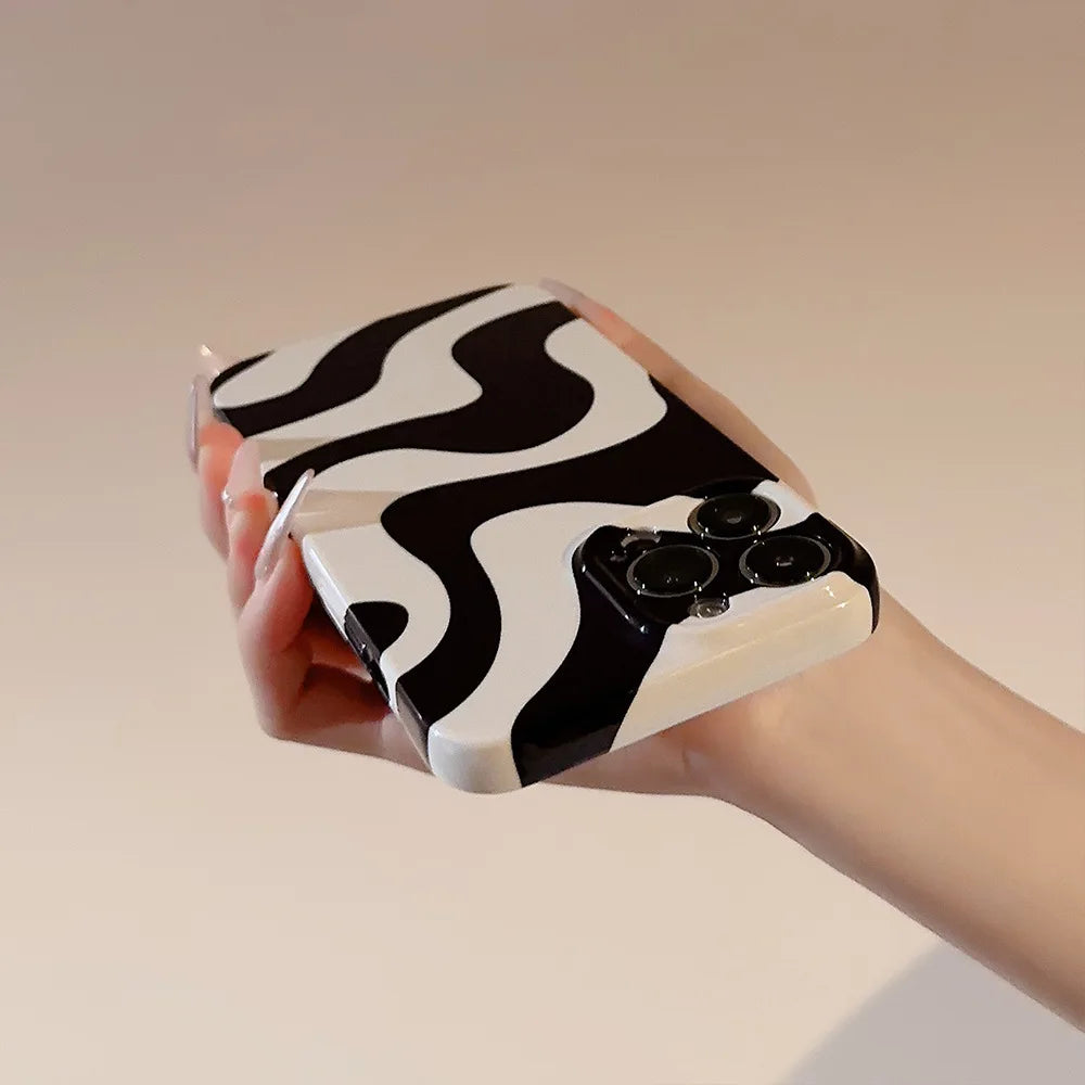 Vintage Zebra Texture Hard Phone Case