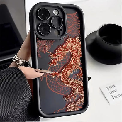 Luxury East Dragon Soft Shockproof Phone Case