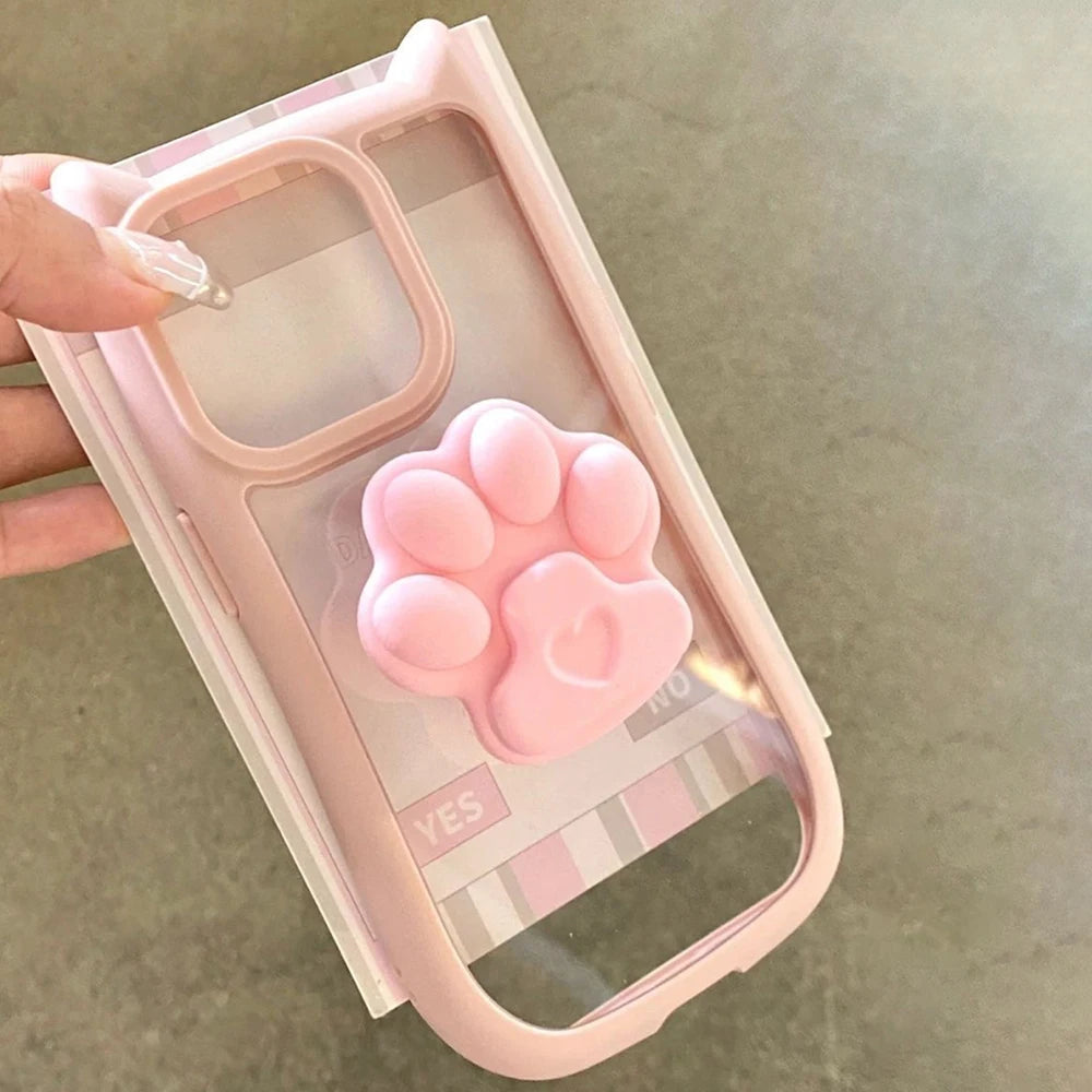 Cute Cat Ear Silicone Phone Case