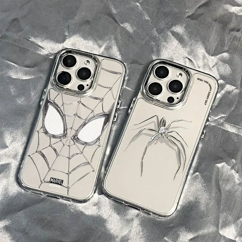 MINISO Marvel Dazzling Cool Spider-Man Silica Gel Anti Drop Phone Case