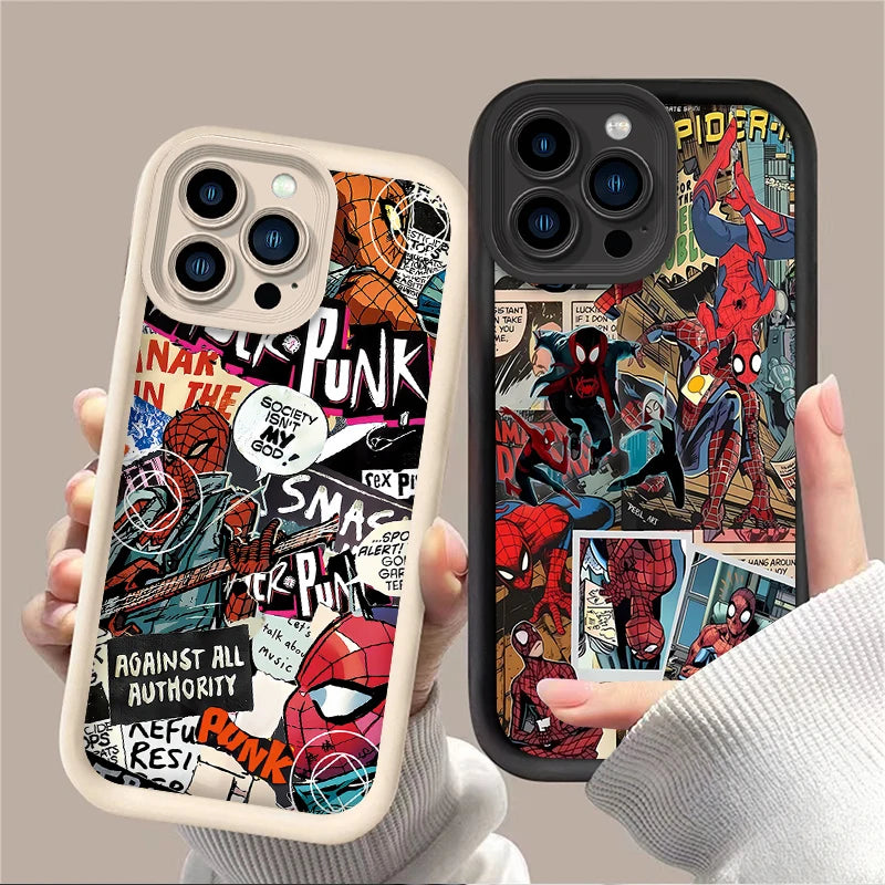 Cool Marvel Spider Man Comic Phone Case