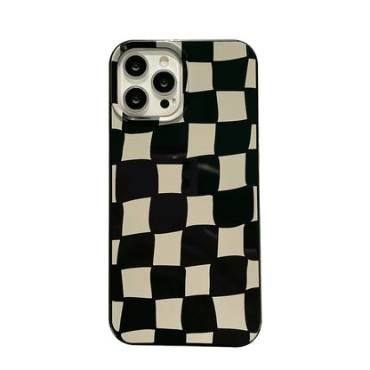 Twisted Checkerboard Soft Phone Case