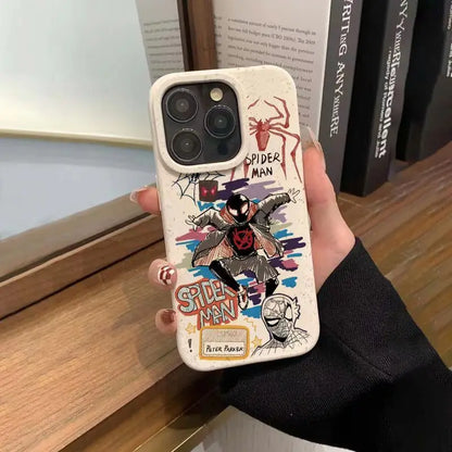 Marvel Spider Man Couple Cartoon Soft Phone Cases