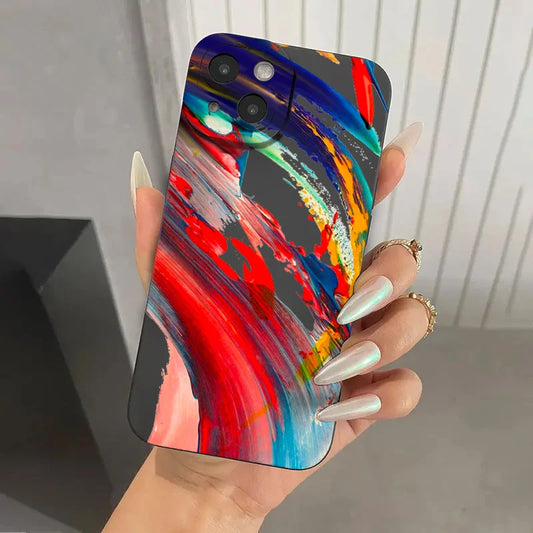 Watercolor Graffiti Love Heart Phone Case