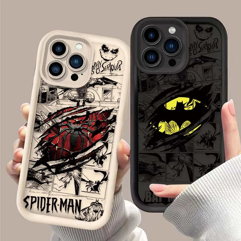 Marvel Spider Man B-Batman Phone Case