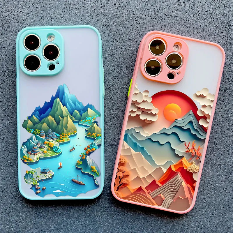 Printing Landscape Phone case For iPhone, Trending Phone Case