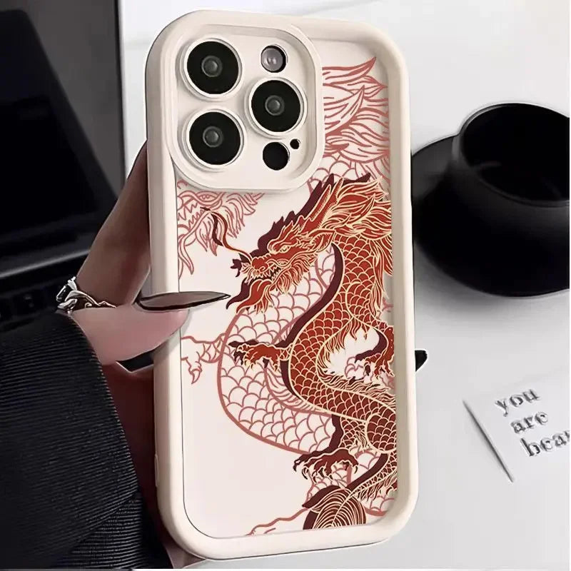 Luxury East Dragon Soft Shockproof Phone Case