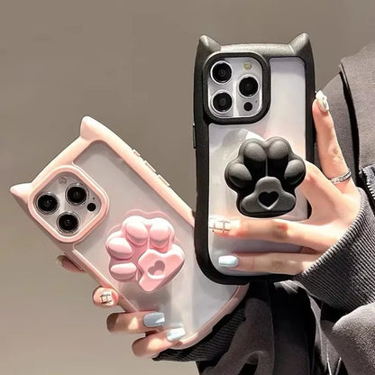 Cute Cat Ear Silicone Phone Case