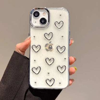 Luxury Bling Glitter Love Heart Phone Case