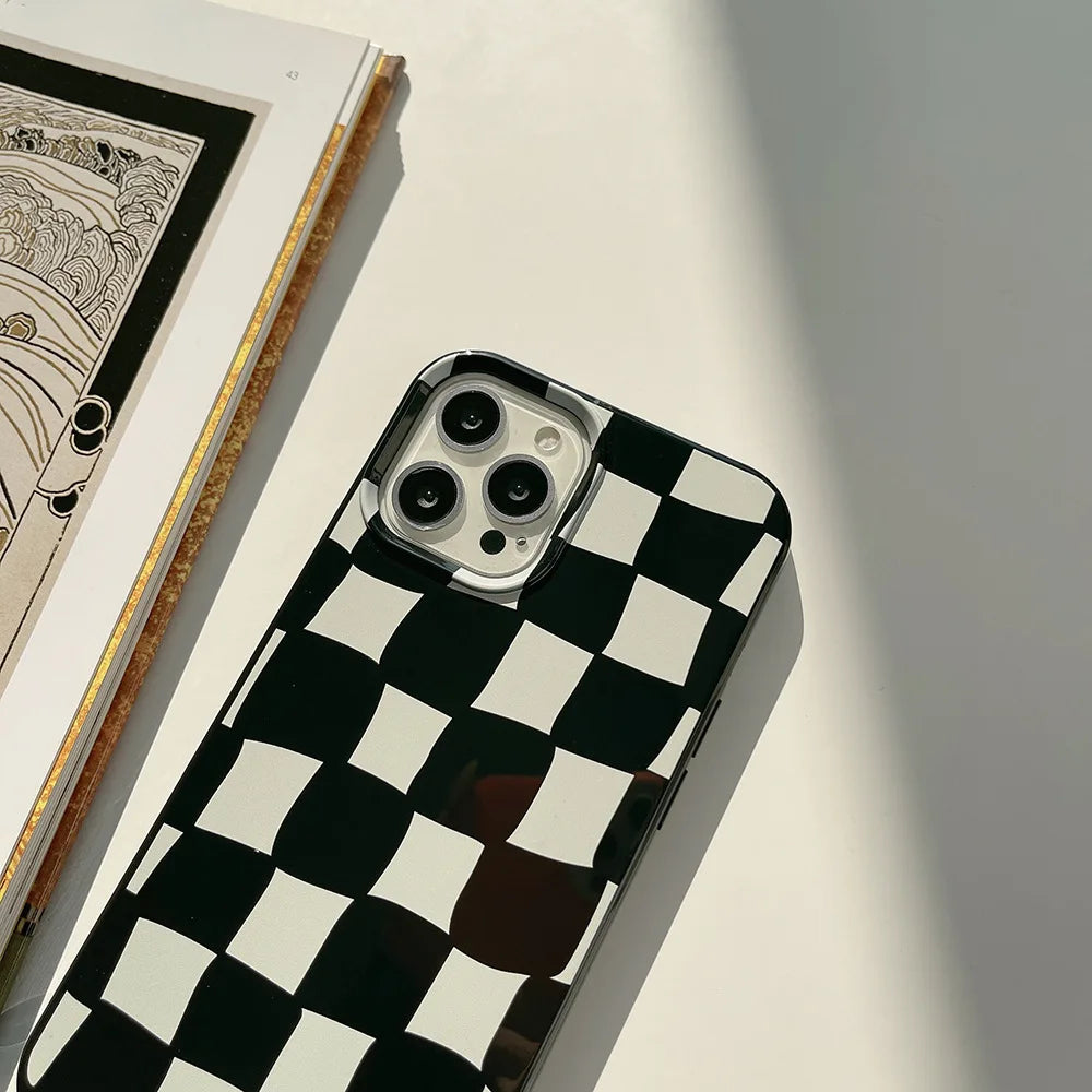 Twisted Checkerboard Soft Phone Case