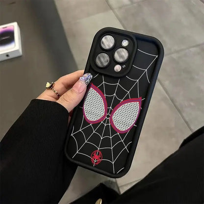 MINISO Marvel Spider Man Cobweb Cartoon Phone Case