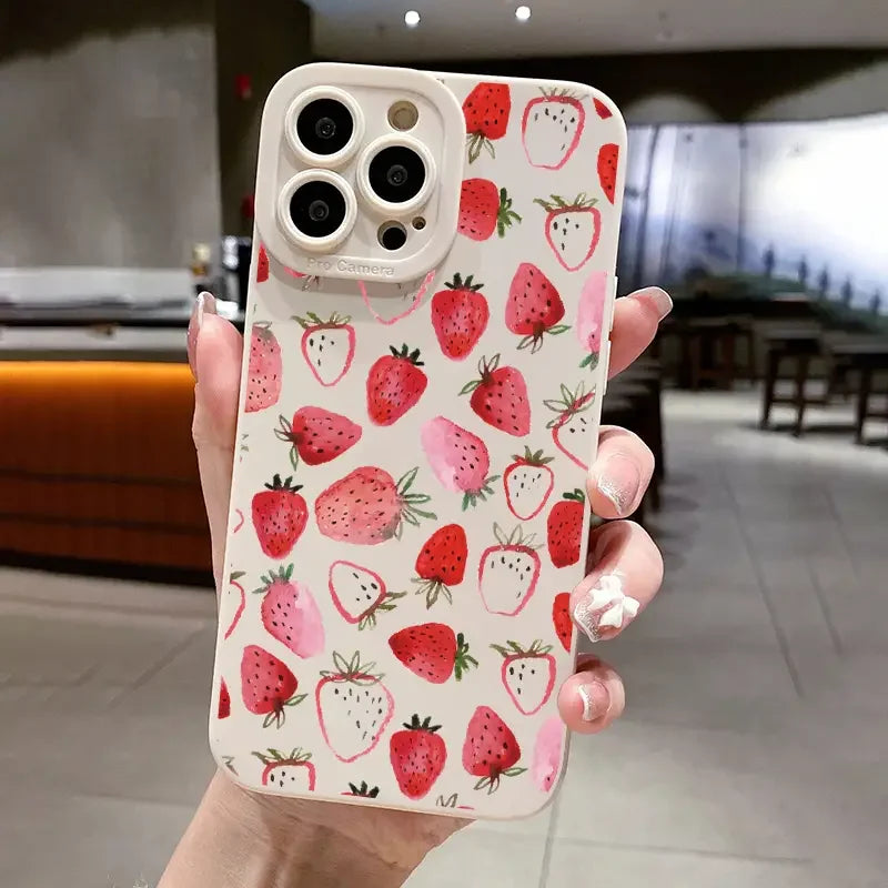 Vibrant Orange Fruit Graphic Phone Case
