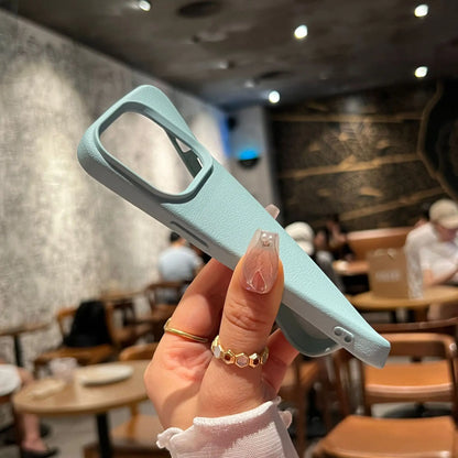 Luxury Silicone Litchi Lines Leather Phone Case
