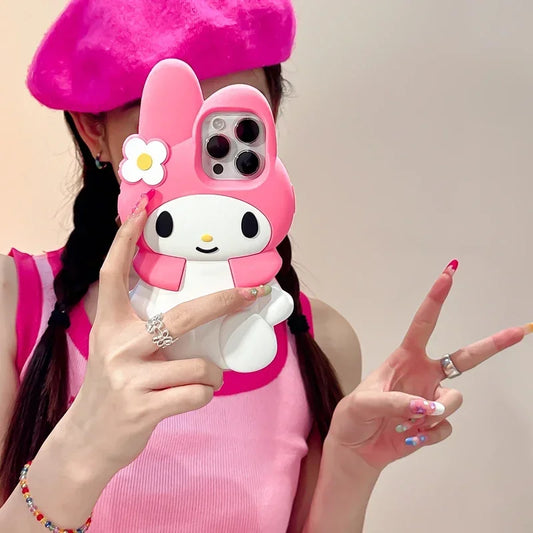 3D Kawaii Cute Cartoon Melody Phone Case