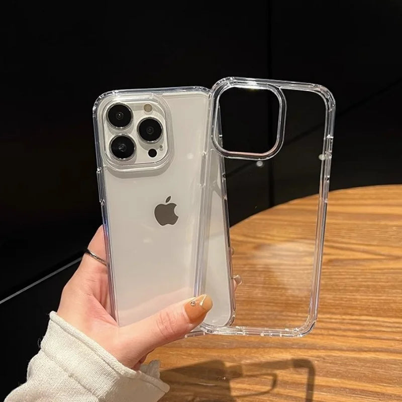 Luxury Transparent Soft Acrylic Phone Case