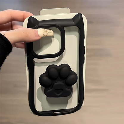 Cute Cat Ear Silicone Phone Case