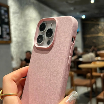 Luxury Silicone Litchi Lines Leather Phone Case