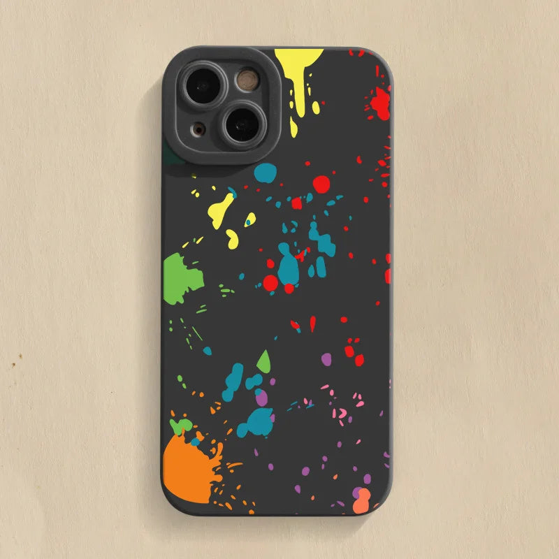 Watercolor Graffiti Love Heart Phone Case