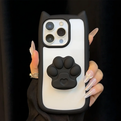 Cute Cat Ear Silicone Phone Case